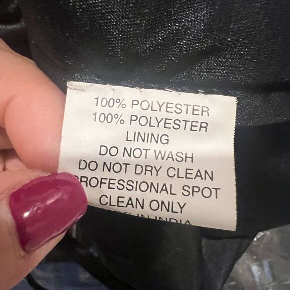 NWT Mac Duggal black sequin midi Halter dress women's size 2 with side ruching - Picture 13 of 14